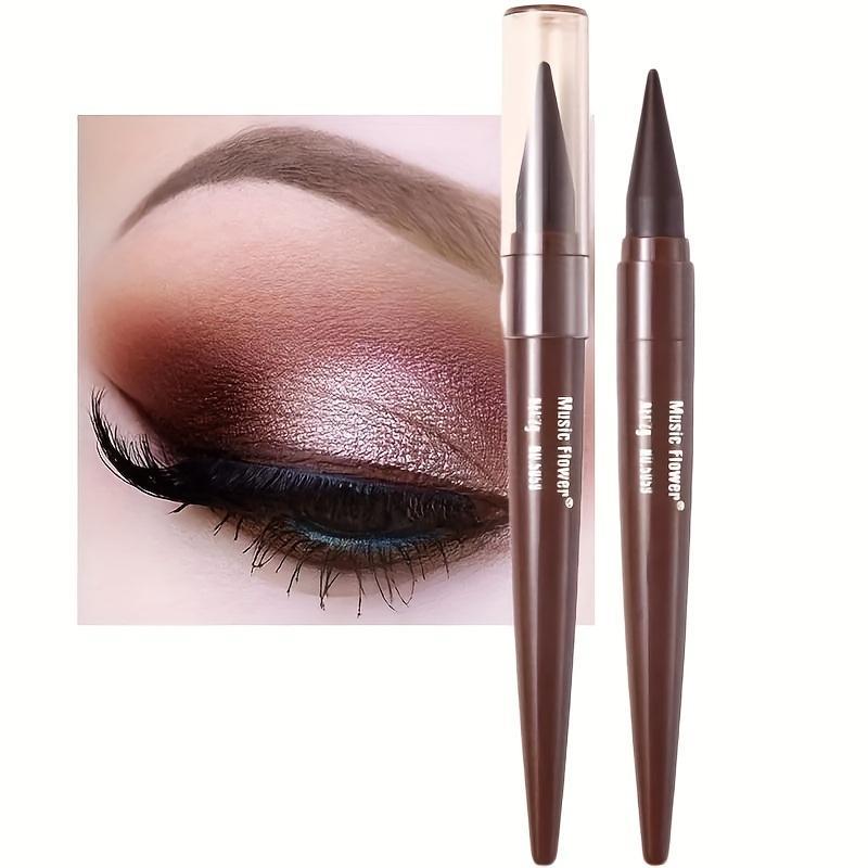 Waterproof Eyeliner Gel, 2 Counts Long Lasting Stain Resistant Matte Eyeliner, Easy To Apply, Makeup Accessories for Women & Girls