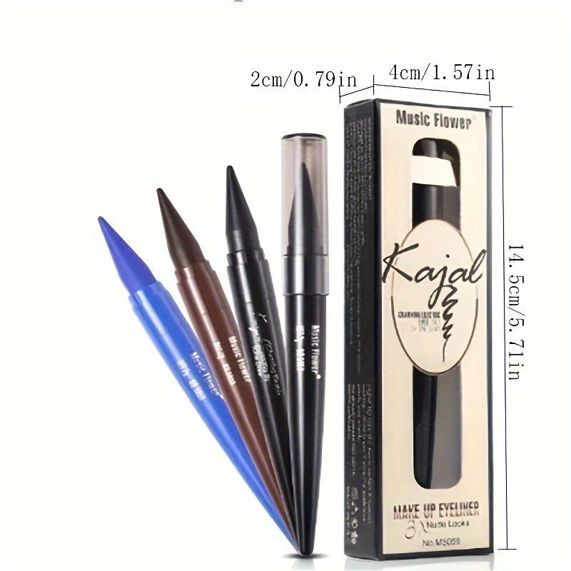 Waterproof Eyeliner Gel, 2 Counts Long Lasting Stain Resistant Matte Eyeliner, Easy To Apply, Makeup Accessories for Women & Girls