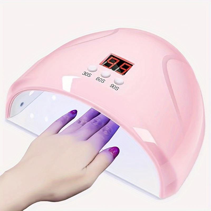 36W High-Speed LED UV Nail Lamp - Quick Drying, Auto Sensor, Timers, and USB Powered for Home Salon or Personal Nail Care - Safe, Energy Efficient, and Portable