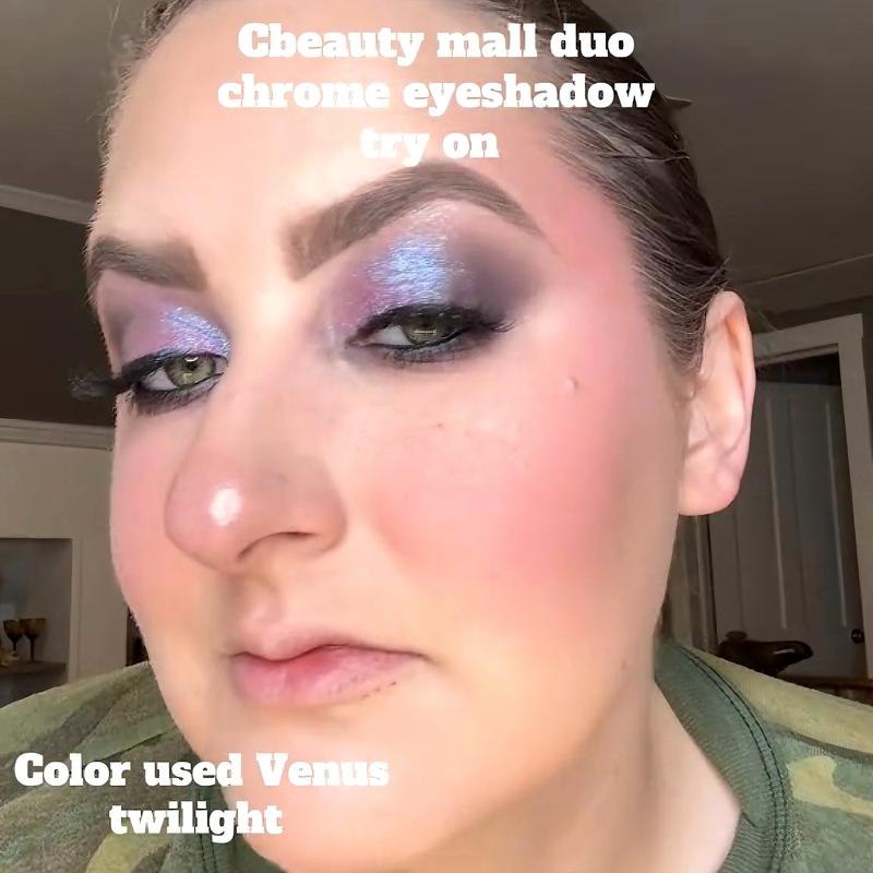 CBM Lab Duochrome Single Eyeshadow - Retro Glam Vintage Makeup Gatsby Holiday Party Look - Inspired Sparkle - Cbeautymall - Shimmering, Glitter