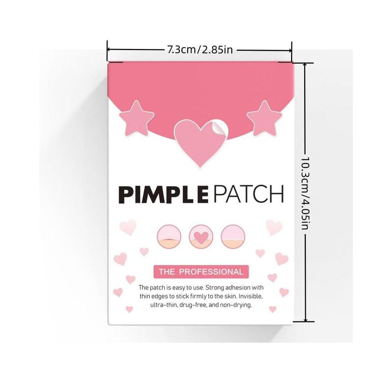 Star & Heart Shaped Hydrocolloid Acne Patches, 432pcs set Gentle Skin Care Patches, Professional Skin Care Products for Women & Men