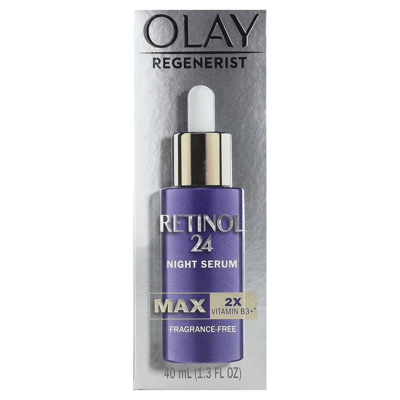 Olay Regenerist, Retinol 24, Night Serum, Fragrance-Free, 1.3 fl oz (40 ml)