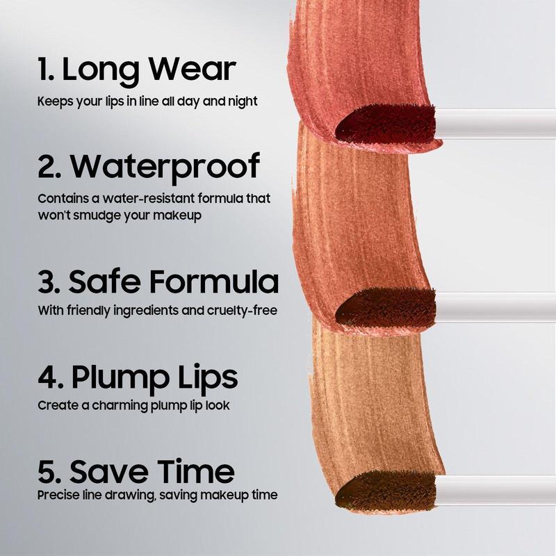 Limited time discounts, more cost-effective shopping!!! For One Long Wear Tattoo Lip Liner, Transfer-proof Lip Stain Peel Off, Longwear Rich Lip Colors, Create a Charming Plump Lip Look, Keeps Your Lip Line In Day and Night