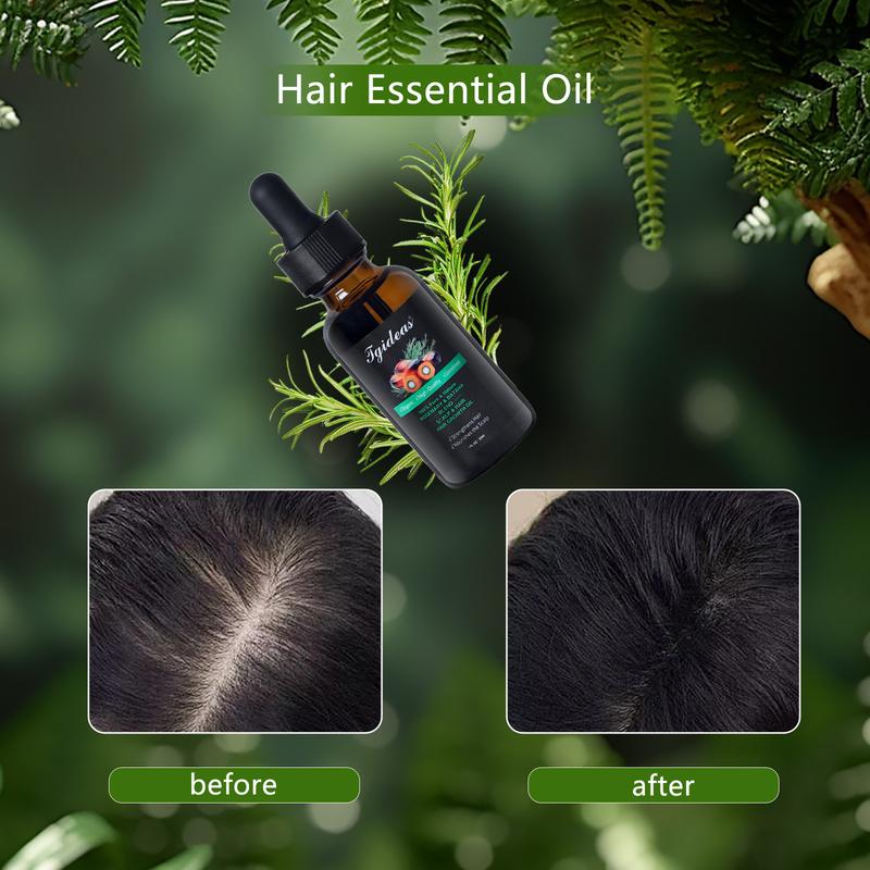 Tgideas Rosemary & Batana Oil -Blended with Jojoba & Argan Oil-Organic Essential Oil for Hair Haircare Daily Repairing Restore Moisture Vitamins