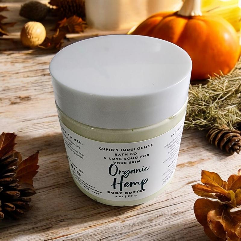 Body Butter: Organic Hemp Seed Oil Body Butter Body Care  Blend Coconut Moisturizer