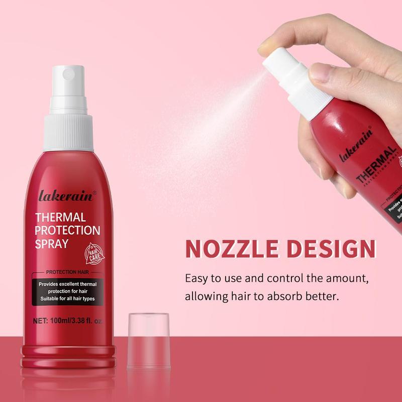 Heat Protective Spray, 2 Counts set Nourishing & Moisturizing Hair Thermal Protection Spray, Hair Care & Styling Product for Women & Men