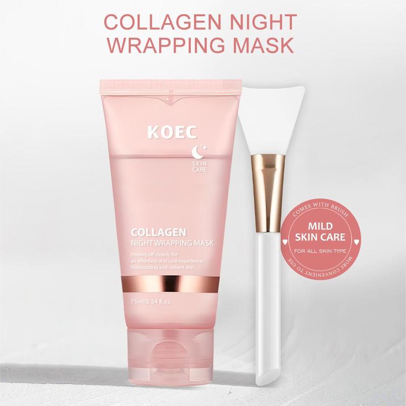 [KOEC Official Shop] Collagen NightWrapping Mask : SLEEP, SHED, AND GLOW! Skincare Cream Peel Peeling Comfort Skin Repair