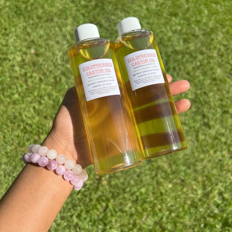 Cold-Pressed Castor Oil 8oz