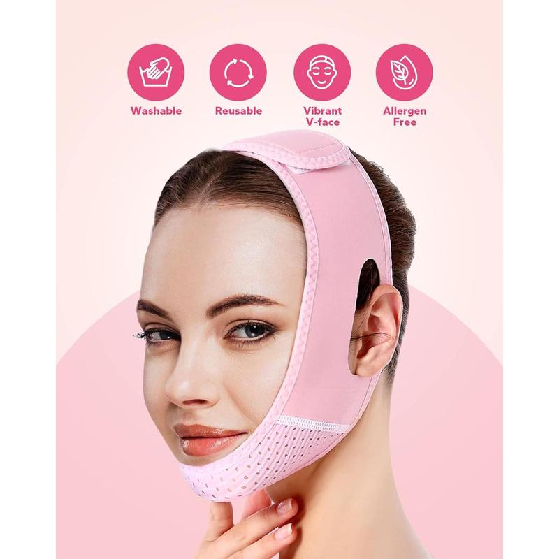 BG Reusable Face Strap, V Line Mask, Double Chin Reducer, Chin Up Patch, Chin Strap, V Shaped Belt, V Shaped Face Mask for Sagging