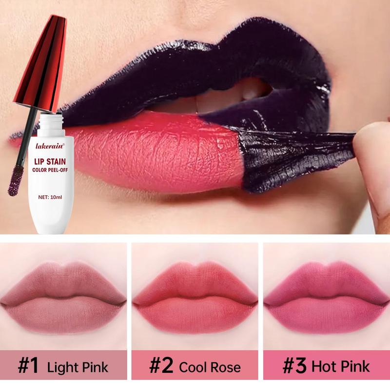 Long Lasting Lip Gloss, 3 Counts set Waterproof Non-stick Cup Lip Glaze, Moisturizing Lip Gloss, Glossy Lip Glaze Stick, Plumping Lip Oil Lip Stick for Girls & Women