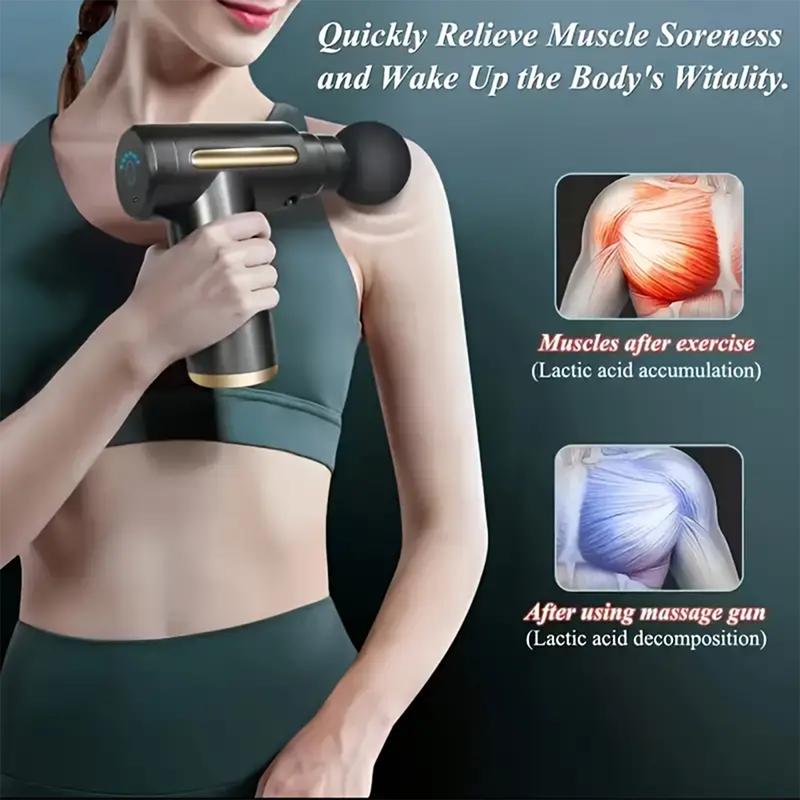 Mini Comfort Electric Fascia Massager: Perfect Fitness Equipment for Home Gym  gun percussion massage