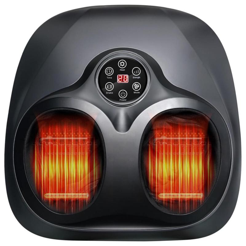 Shiatsu Foot Massager Machine with SoothingHeat, Deep Kneading Therapy,Air Compression,Relax for Home or Office Use