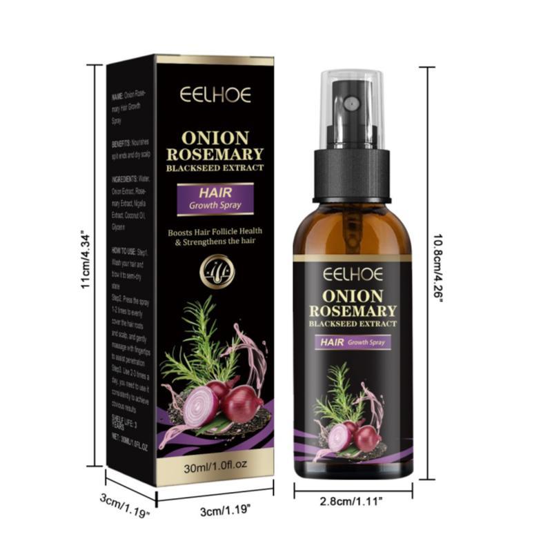 Onion Rosemary Essential Hair Care Massage Oil, Hair Care & Styling Product For Making Thin Hair Look Thicker