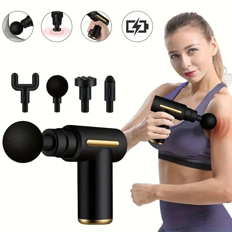 Multifunctional Electric Massager: Professional  Device for Anywhere Comfort  gun percussion massage