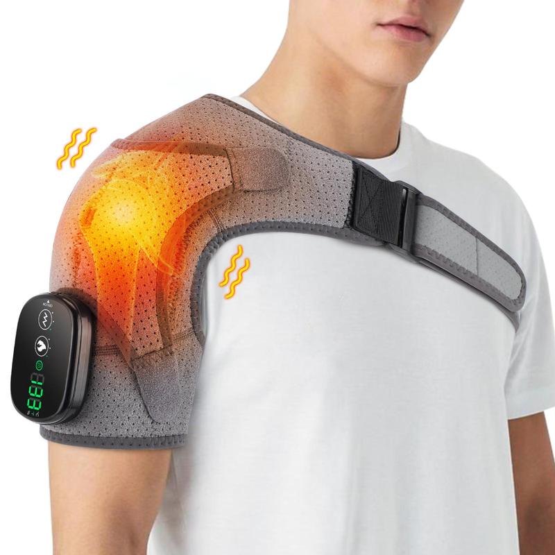 Electric Heating Shoulder Pad, Portable Shoulder Massager, Shoulder Heating Pad for Men & Women, Sports & Outdoor Accessories