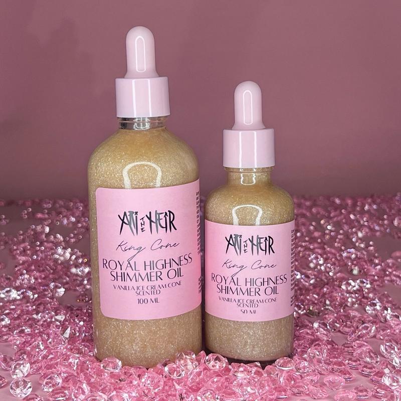 King Cone Shimmer Body Oil