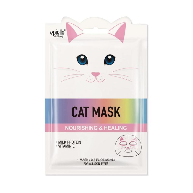 Character Masks Cat 6 Pack | Nourishing & Healing | Girl Spa, Spa Party, Korean Skincare