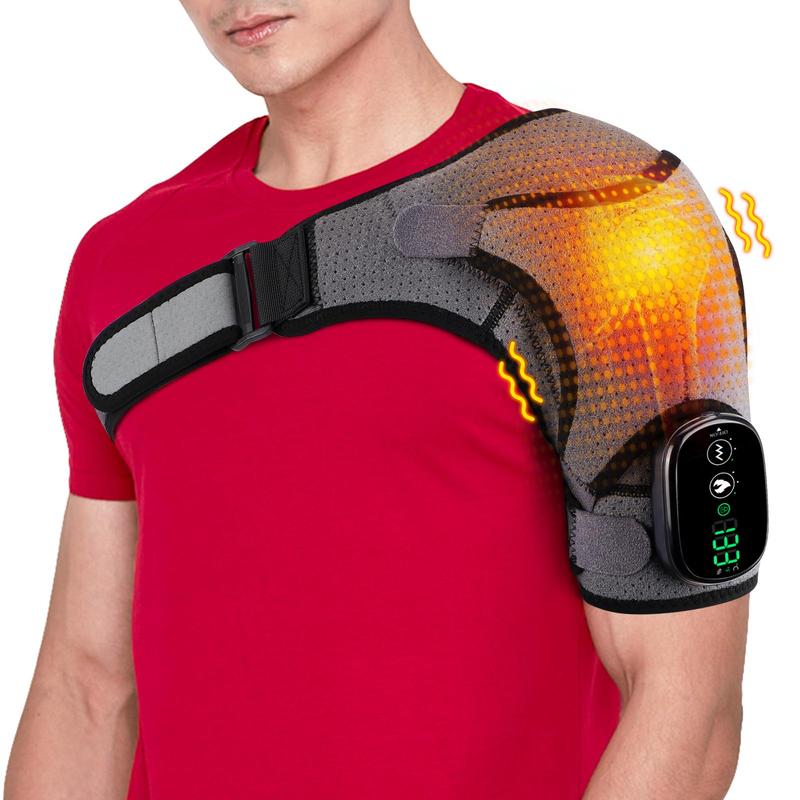 Electric Heating Shoulder Pad, Portable Shoulder Massager, Shoulder Heating Pad for Men & Women, Sports & Outdoor Accessories