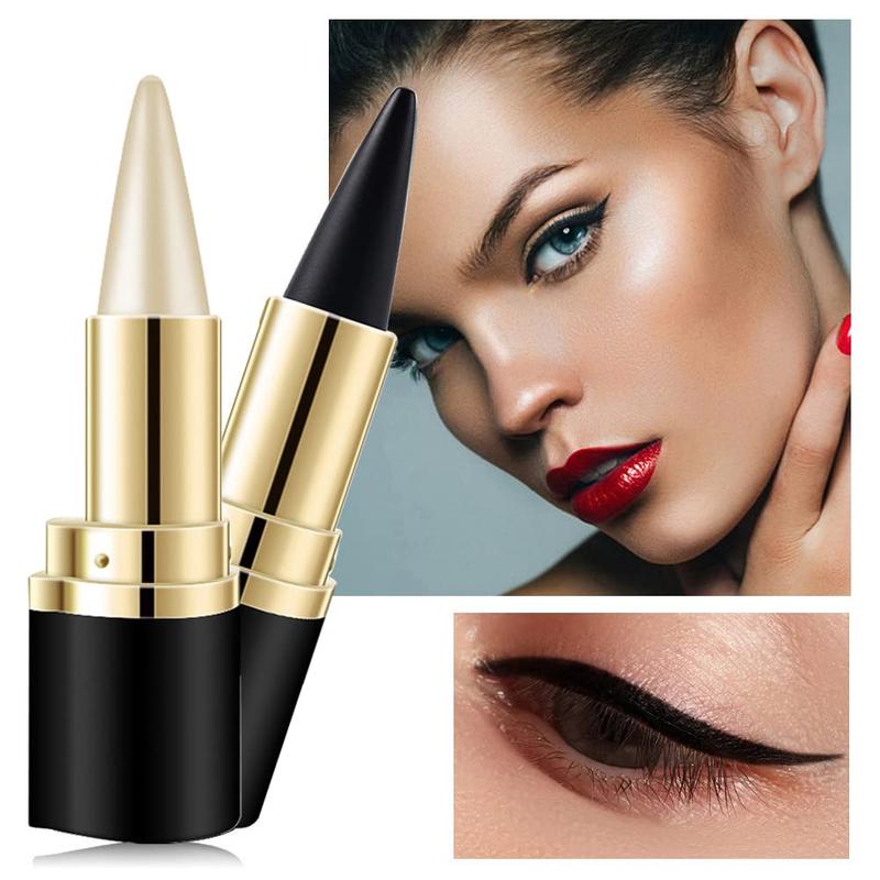 Gel Eyeliner Set,Quick-Dry Cream Eyeliner Waterproof and Smudge Proof Eye-liner Pencil Long-Lasting Matte Eyeliner Stick