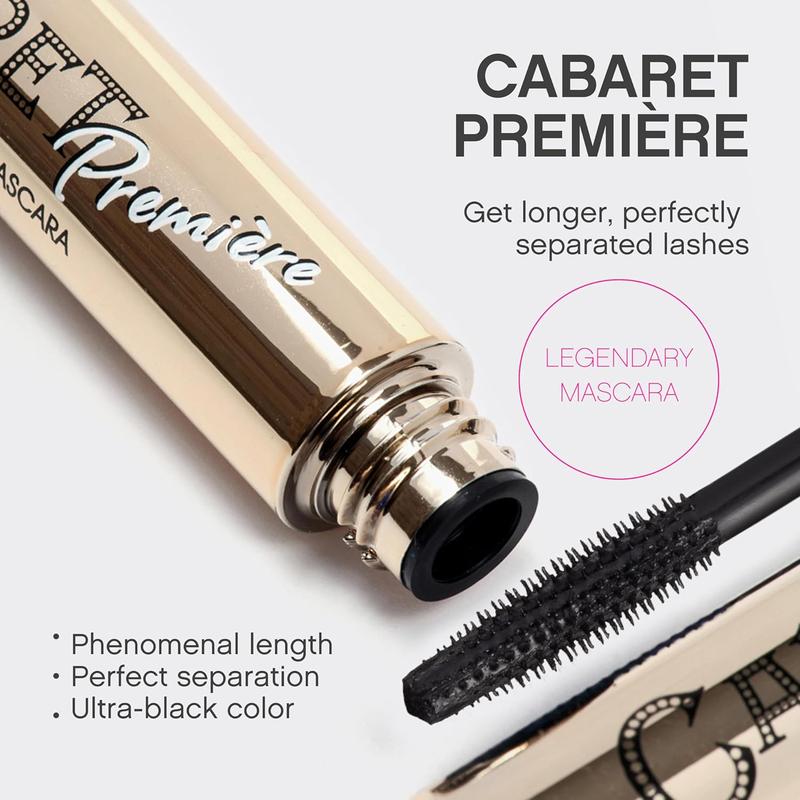 Cabaret Lash-Lengthening Black Mascara, Perfectly Defined Lashes, , Made in Europe, Cruelty