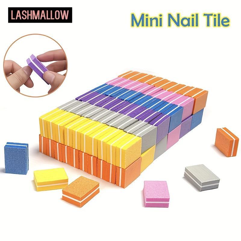 Square Nail Art & Nail Care Nail Files Blocks, 10pcs Multicolor Nail Art Sponge Block, Nail Polishing Block, Nail Polish Nail File Sponge Block, Nail Art Tool, Nail Polish Set Nail Care Manicure Kit