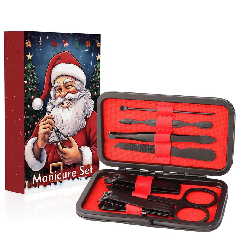 Manicure Set for Men Gifts for Dad Husband Men Stocking Stuffer for Men Boys Gifts for Men Tools for Men Mens Grooming Kit Stocking Stuffers Under 10 Dollars Womens Gifts for Christmas Nail Nail Care