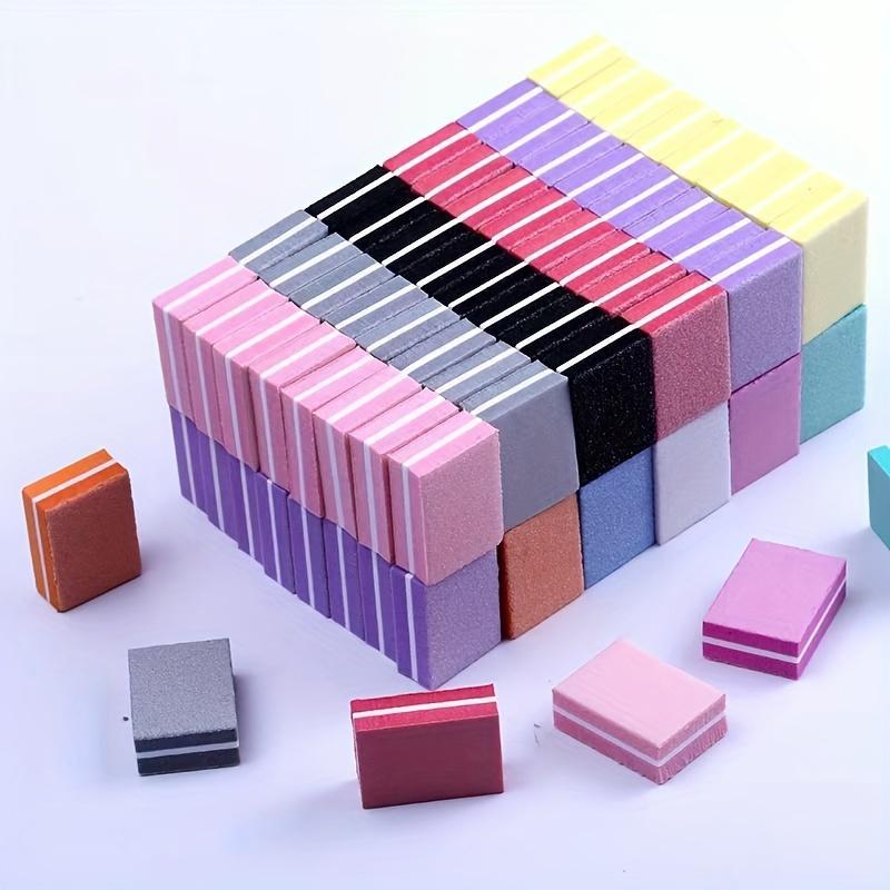 Square Nail Art & Nail Care Nail Files Blocks, 10pcs Multicolor Nail Art Sponge Block, Nail Polishing Block, Nail Polish Nail File Sponge Block, Nail Art Tool, Nail Polish Set Nail Care Manicure Kit