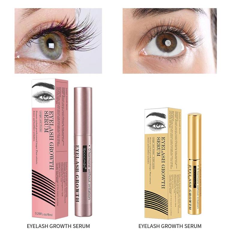 Moisturizing Eyelash Serums, 2 Counts Natural Long-lasting Eyelash Care Liquids, Eye Lash Care Products For Women & Girls