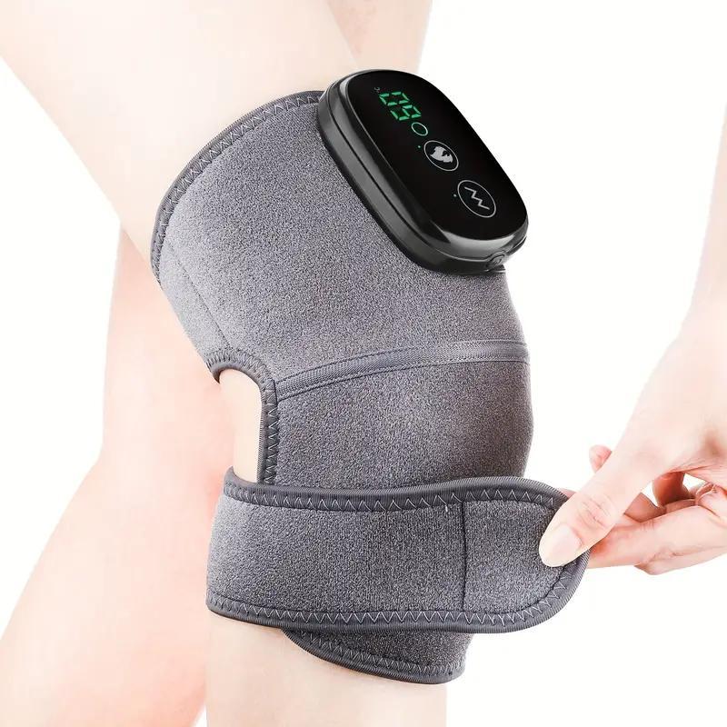 Comfort Portable Knee Massager, 1 Box Cordless Knee Massager Device, Portable Neck Shoulder Massaging Machine, 3-in-1 Heated Vibrating Massager for Knees, Shoulders & Elbows, Eid al-Adha Gift