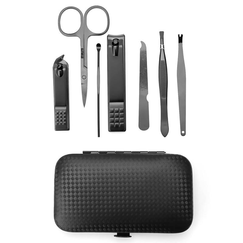 Manicure Set for Men Gifts for Dad Husband Men Stocking Stuffer for Men Boys Gifts for Men Tools for Men Mens Grooming Kit Stocking Stuffers Under 10 Dollars Womens Gifts for Christmas Nail Nail Care