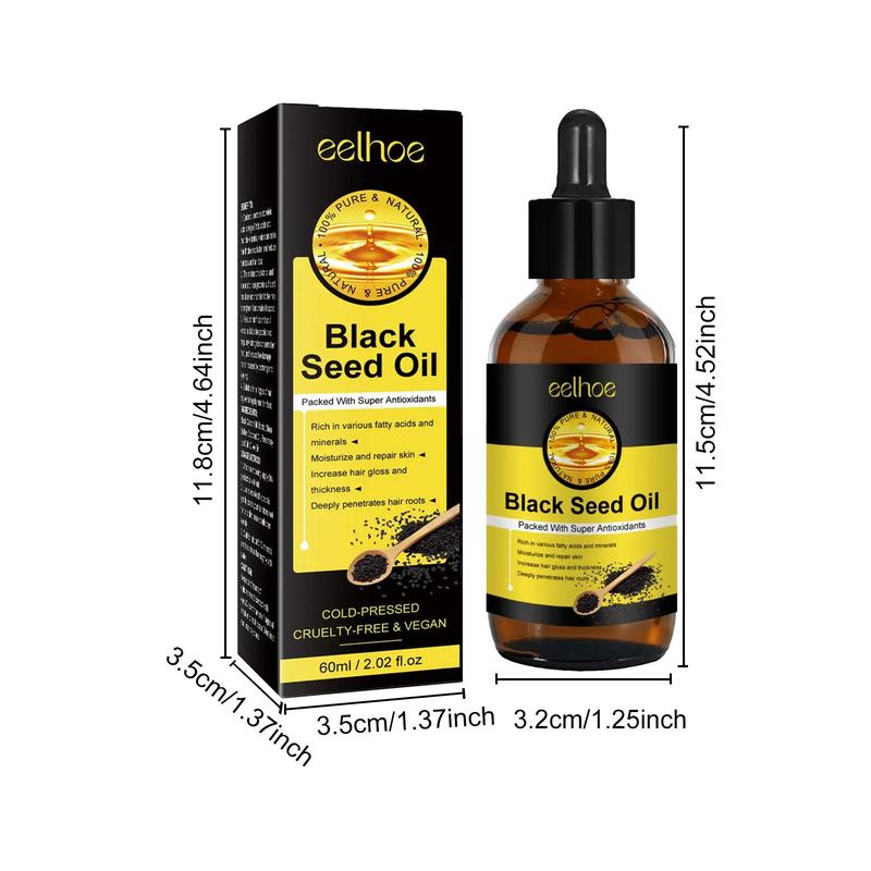 Black Seed Oil Essence Restores Dry and Irritated Hair and Strengthens Thickening Essence, Haircare Product