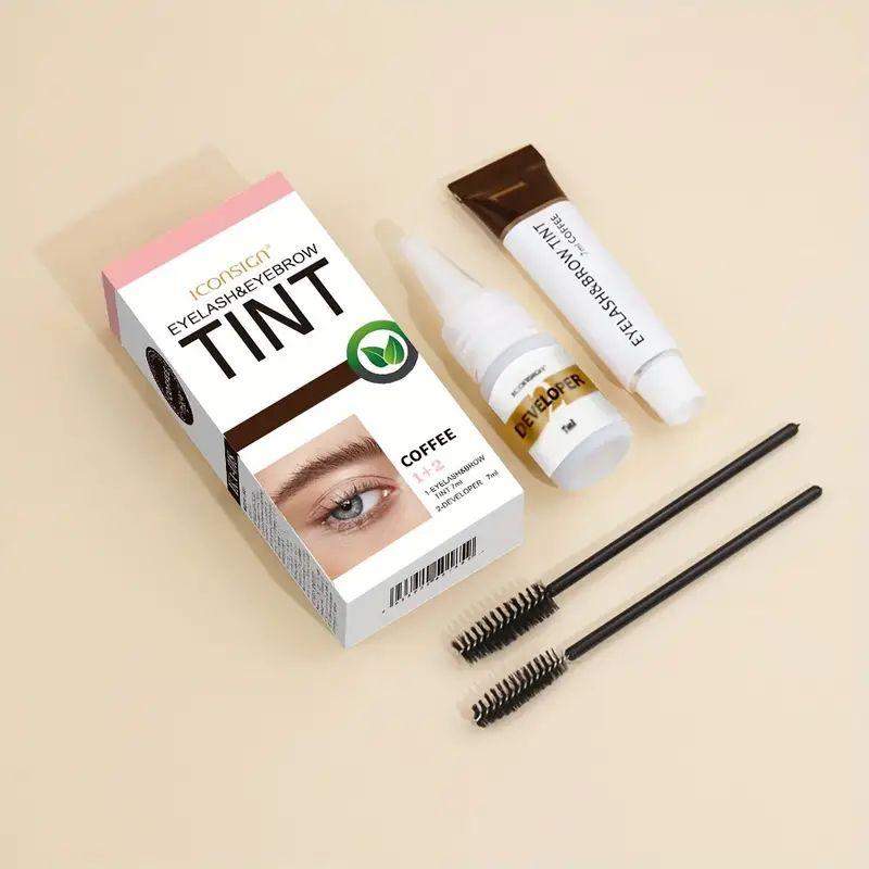 Eyelash & Brow Tint 3 Colors Available - Waterproof, Sweatproof, and Long-Lasting - Easy to Operate and Understand - Quick Coloring and High Color Development - Versatile Makeup