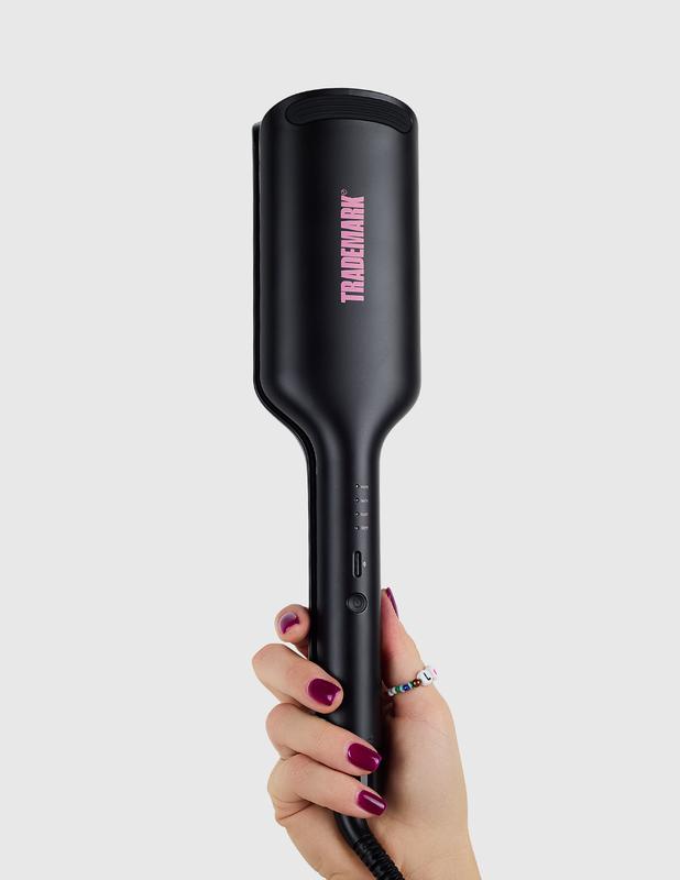 Trademark Beauty Babe Waves X 2 Barrel Curling Iron Hair Waver, 1.25