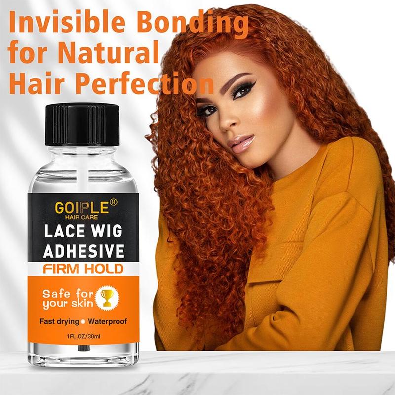 Hair Replacement Adhesive, Strong Hold Fast Drying Invisible Hair Glue, Extra Moisture Control Adhesive for Wig, Lace Wig, Hair Accessories