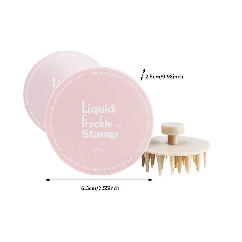 Freckle Stamp, Waterproof Long Lasting Disposable Freckle Seal Air Cushion, Natural Makeup Stamp, Makeup Tool for Women & Girls