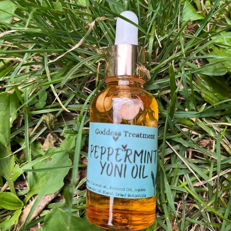 Sweet Peppermint Sugar Yoni Body Oil - feel and smell so good