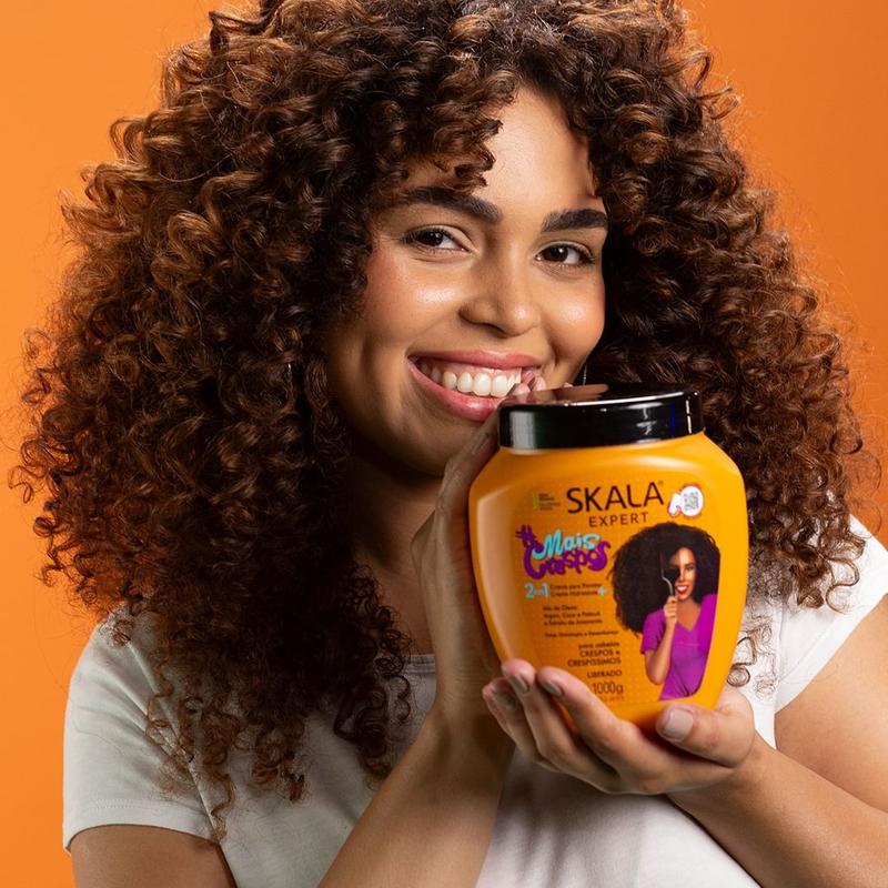 Skala Expert Brazilian Hair Care 3-Piece Kit for curly hair: Mais Cachos, Maracuja & Mais Crespos Treatments (1000g Each) Haircare curly