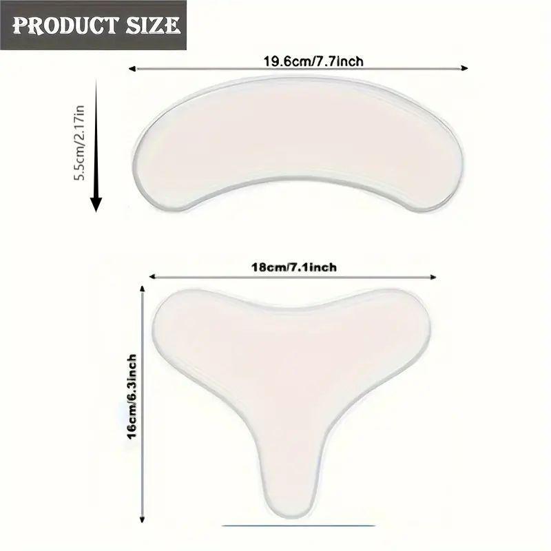 T-shaped Silicone Neck & Chest Pad, 2 Counts set Nourishing Neck & Chest Lifting Patch, Moisturizing Skin Care Tool for Women