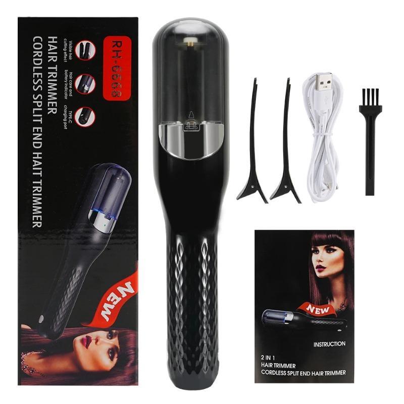 Hair Split Ends Trimmer Charging Professional Hair Cutter Smooth End Cutting Clipper Beauty Set Bag Product