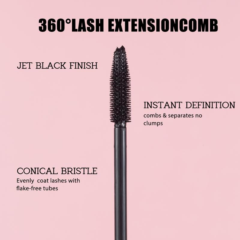 Mifeloo water-based  mascara,Waterproof Volumizing Eyelash Mascara,tubing black natural extension fiber Makeup Cosmetic