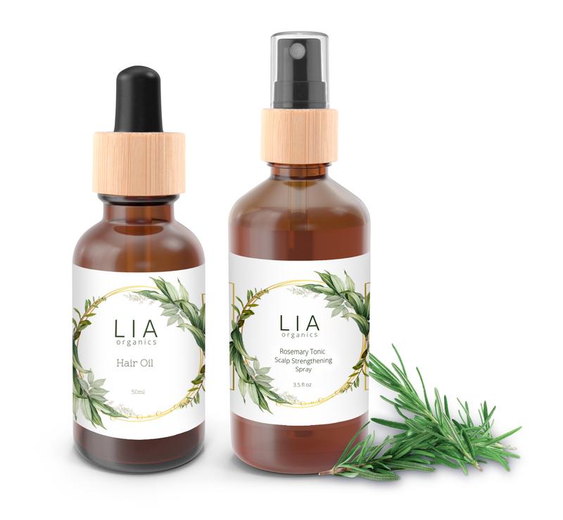 Hair Product Bundle - Hair Growth Oil 50 ml & Rosemary Tonic 104 ml