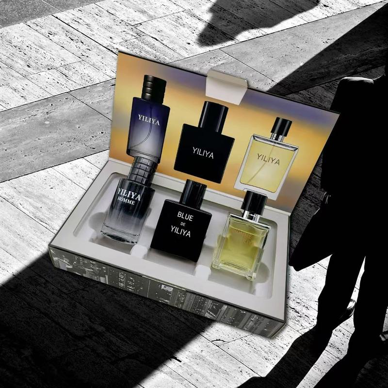 Men's Passion Eau De Perfume, 3 Counts set Long Lasting Fragrance Essential Oil, Men's Cologne Fragrance Spray, Summer Gift, Makeup Products