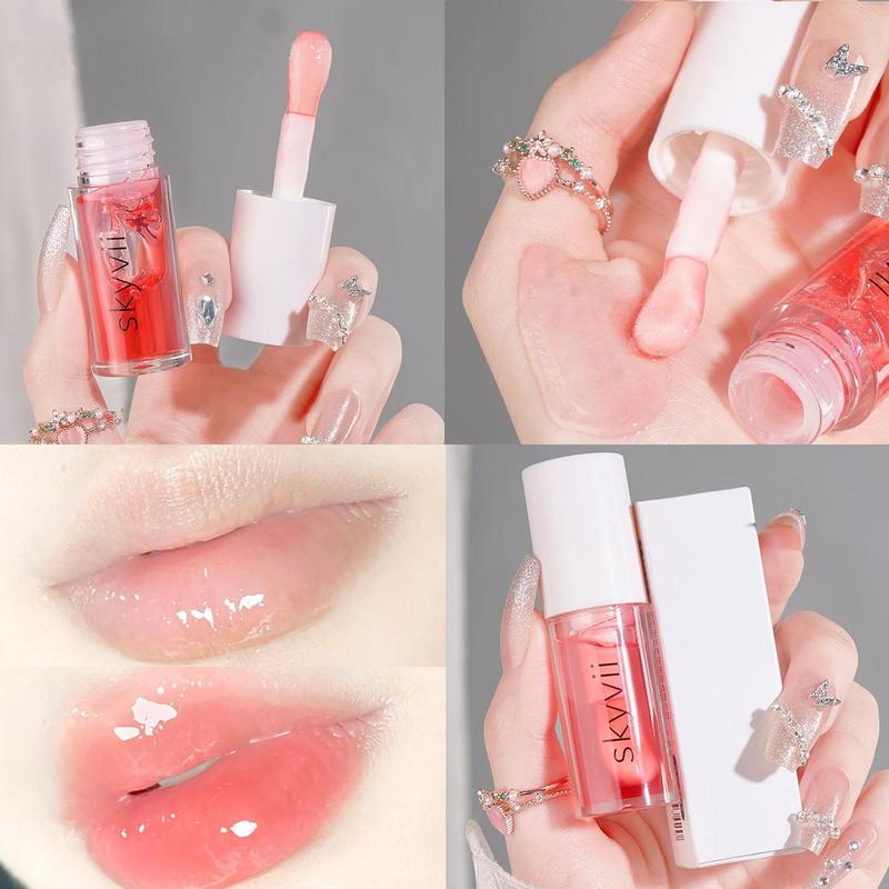 Juicy Moisturizing Lip Oil, Long Lasting Anti-cracking Lip Gloss, Glossy Lip Glaze Stick, Plumping Lip Oil Lip Stick for All Occasions Makeup, Elegant Hydrating Daily Lip Moisturizers, Lip Products, Makeup Products