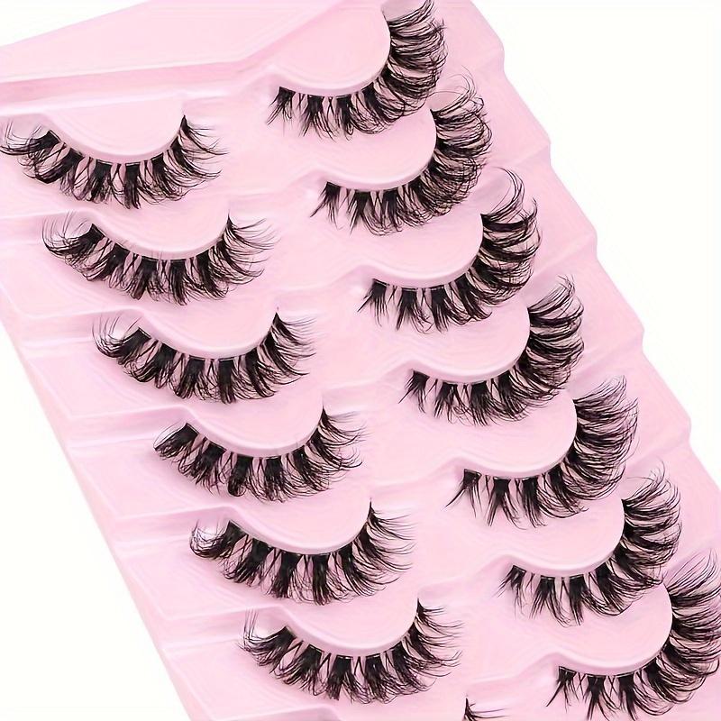 Natural False Eyelashes, Soft & Lightweight Wispy Faux Cluster Lashes, Volumized False Eyelashes, Cosmetic Lash Clusters, Eye Makeup Enhancement, Christmas Gift