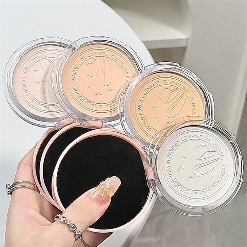 Long-lasting Matte Pressed Powder, 1 Count Oil Control Makeup Setting Powder, Face Makeup Accessories, Smooths Skin & Completes Cosmetics