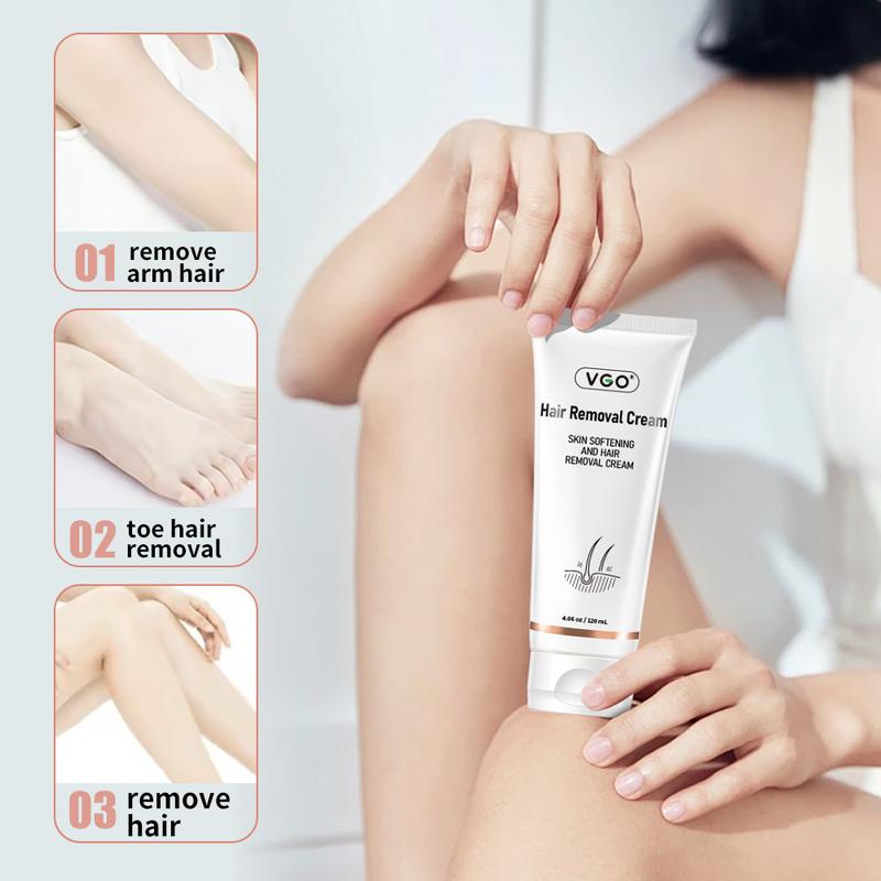 VGO Hair Removal Lotion Cream,120ml 4.0oz Body Care Unisex-A2 Wax Gentle  Moisturizer