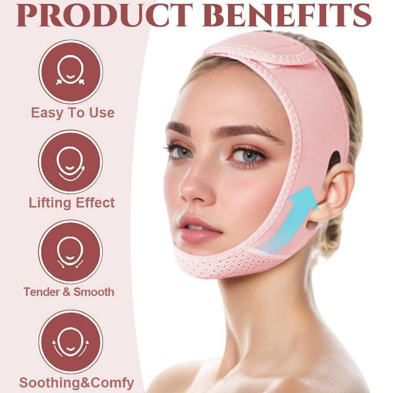 Beauty & Personal Care Product, Skincare Tools, V Line Lifting Mask with Chin Strap for Double , Face Skincare Lifting Belt for Women 03