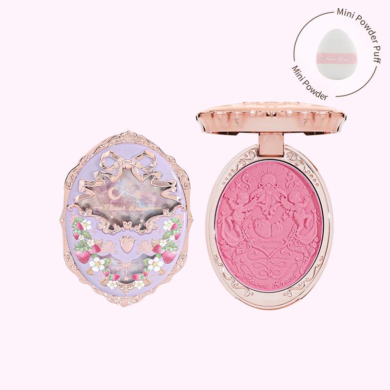 Flower Knows Violet Strawberry Rococo Collection Embossed Blush