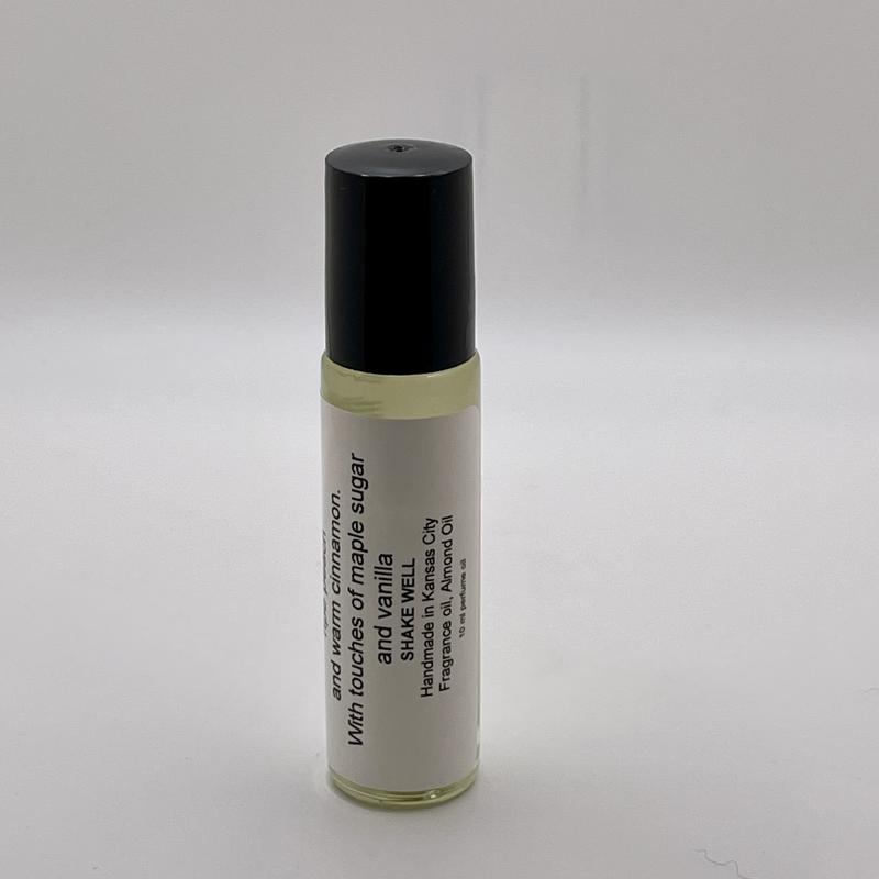 Just Peachy Roll-on Body Oil - Unisex aroma with Orange, Peach, Cinnamon, and Vanilla scents