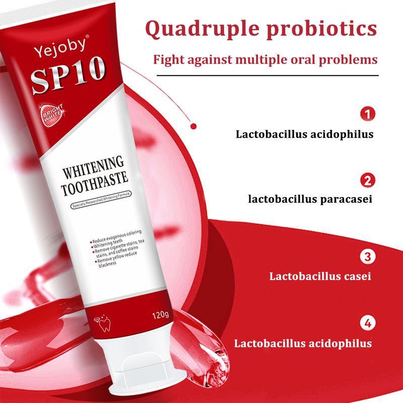 [90% People Choose] Super Probiotic Sp-10 Toothpaste, Sp-10 Ultra Whitening Toothpaste, Sp 10 Toothpaste,Fresh Breath, Sp-10 Toothpaste 4.9 oz SP-8,SP-8 SP-6 SP-4 sp-8 sp-6 sp-4 sp8 sp6 sp4 SP-10